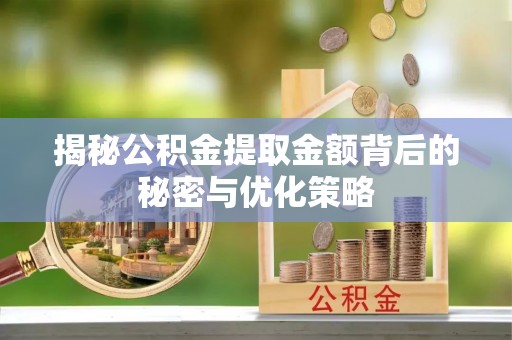 带岭揭秘公积金提取金额背后的秘密与优化策略