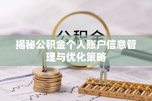 带岭揭秘公积金个人账户信息管理与优化策略