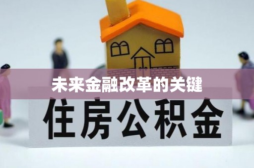 带岭未来金融改革的关键
