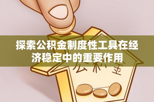 带岭探索公积金制度性工具在经济稳定中的重要作用