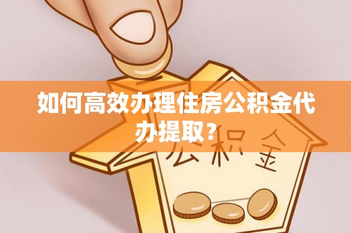 带岭如何高效办理住房公积金代办提取？