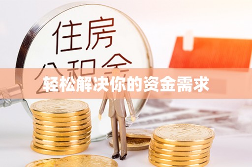 带岭轻松解决你的资金需求