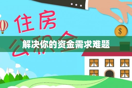 带岭解决你的资金需求难题
