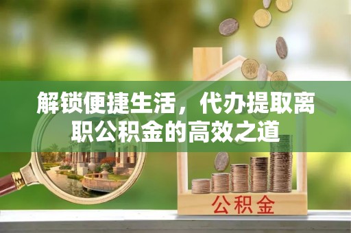 带岭解锁便捷生活，代办提取离职公积金的高效之道